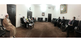 دیدار ریاست و اعضای هیئت رئیسه دانشگاه صنعتی قوچان با امام جمعه جدید شهرستان