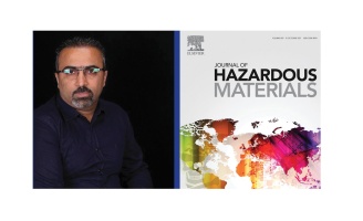 انتشار مقاله عضو هیئت علمی گروه شیمی در مجله معتبر JOURNAL OF HAZARDOUS MATERIALS