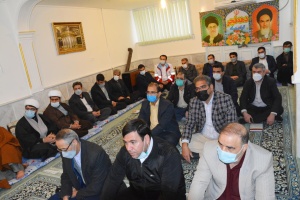 مسئولین شهرستان قوچان با امام جمعه شهرستان دیدار نمودند