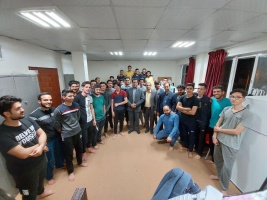 حضور و بازدید جناب آقای دکتر مجید مهدویان ریاست محترم دانشگاه صنعتی قوچان از خوابگاه های دانشجویی