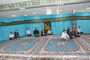 مراسم عزاداری شهادت امام محمد باقر (ع) در دانشگاه صنعتی قوچان برگزار شد