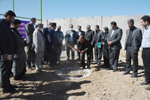 کلنگ تکمیل پروژه زمین ورزشی روباز چندمنظوره دانشگاه صنعتی قوچان به زمین خورد