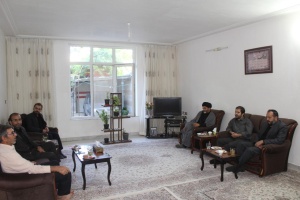 دیدار اعضای محترم هیات رئیسه دانشگاه صنعتی قوچان با جانباز و آزاده دفاع مقدس