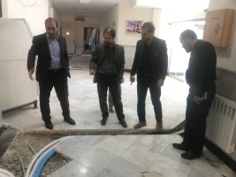 بازدید از پروژه های عمرانی در دست اقدام دانشگاه
