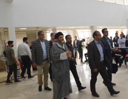 بازدید ریاست و اعضای هیات رئیسه دانشگاه از روند ثبت نام دانشجویان نوورود