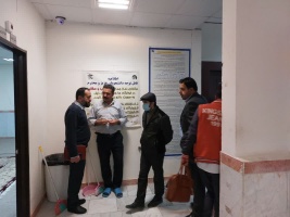 بازدید معاونت اداری و مالی، معاونت دانشجویی و فرهنگی و مدیر دانشجویی از خوابگاه ها