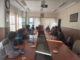 بازدید اعضای هیات علمی دانشگاه صنعتی قوچان از نیروگاه سیکل ترکیبی برق شیروان