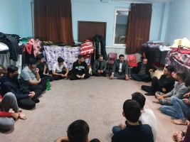 دیدار معاونین دانشگاه صنعتی قوچان با تعدادی از دانشجویان خوابگاهی این دانشگاه