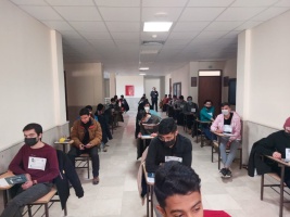 آزمون گروه علوم تجربی، صبح روز پنجشنبه ۲۹ دی ماه در دو دانشگاه صنعتی قوچان و دانشگاه آزاد اسلامی قوچان برگزار شد.