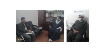 دیدار گروه کار آفرینی و ارتباط با جامعه و صنعت دانشگاه صنعتی قوچان با امام جمعه محترم شهرستان