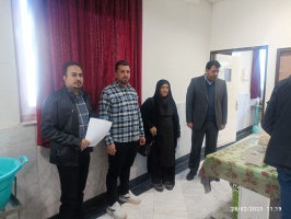 بازدید کارشناسان محترم شبکه بهداشت شهرستان قوچان از آشپزخانه مرکزی دانشگاه صنعتی قوچان