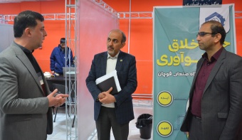 بازدید معاون علمی و پژوهشی سپاه امام رضا (ع) از مرکز رشد و فناوری دانشگاه صنعتی قوچان
