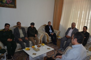 دیدار اعضای هیئت رئیسه و مسئولین پایگاه بسیج کارکنان دانشگاه صنعتی قوچان با خانواده شهید یوسفخانی