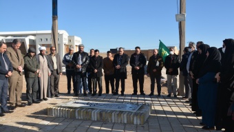 تجدید میثاق پرسنل دانشگاه صنعتی قوچان با آرمان‌های شهدا در آستانه میلاد با سعادت امام علی (ع)