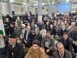 حضور اعضای هیئت رئیسه دانشگاه در مراسم بزرگداشت قیام تاریخی مردم قوچان و یادواره شهدای انقلاب اسلامی