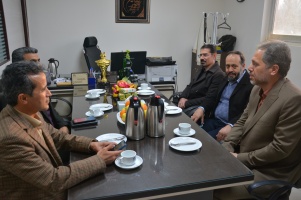 هم‌اندیشی مسئولین تربیت بدنی دانشگاه فردوسی مشهد و دانشگاه صنعتی قوچان با هدف ارتقاء فعالیت‌های ورزشی