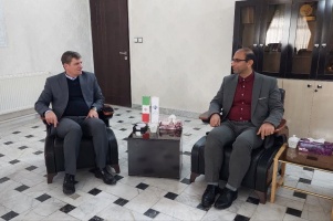 دیدار ریاست و اعضای هیئت رئیسه دانشگاه صنعتی قوچان با فرماندار شهرستان قوچان