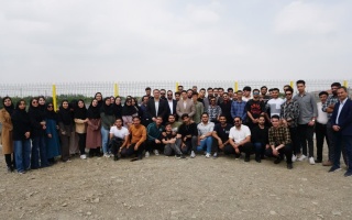 بازدید علمی دانشجویان دانشگاه صنعتی قوچان از پروژه‌های عمرانی حوزه آب در شهرستان شاندیز