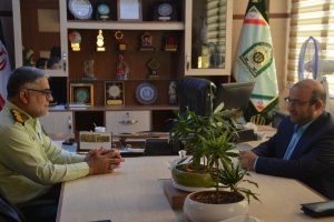 دیدار صمیمانه دانشگاه صنعتی قوچان با فرمانده انتظامی شهرستان به مناسبت هفته نیروی انتظامی