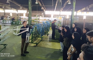 بازدید علمی دانشجویان از کارخانه آساک دوچرخ قوچان؛ تجربه‌ای ملموس از تولید صنعتی