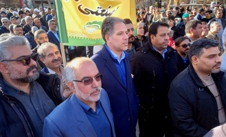 حضور پرشور جامعه دانشگاهیِ دانشگاه صنعتی قوچان در راهپیمایی عزت‌آفرین یوم الله ۲۲ دی