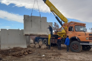 حصارکشی محوطه زمین الحاقی به پردیس دانشگاه صنعتی قوچان