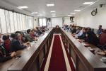 نشست صمیمی ریاست دانشگاه با اعضای هیات علمی برگزار شد