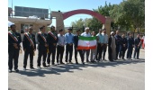 آیین اهتزاز پرچم جمهوری اسلامی ایران در دانشگاه صنعتی قوچان