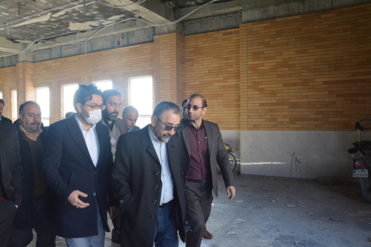 بازدید استاندار خراسان رضوی از پروژه عمرانی دانشگاه صنعتی قوچان