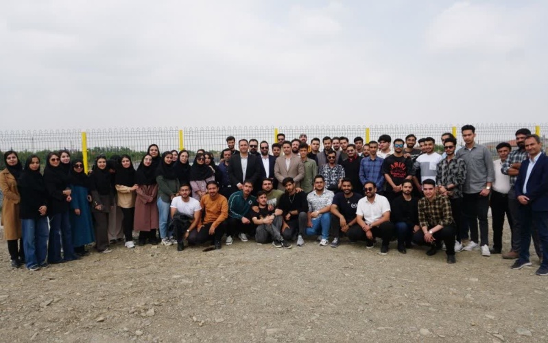 بازدید علمی دانشجویان دانشگاه صنعتی قوچان از پروژههای عمرانی حوزه آب در شهرستان شاندیز