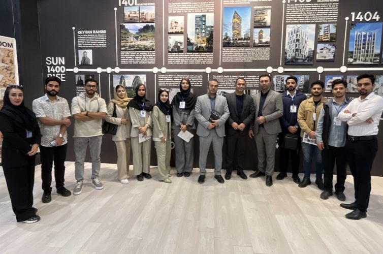 پیوند دانش و صنعت؛ بازدید دانشجویان مهندسی عمران از نمایشگاه تخصصی ساختمان