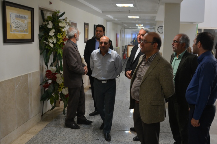 «نگارستان قلم»؛ جلوه‌ای از هنر اصیل خوشنویسی در دانشگاه صنعتی قوچان