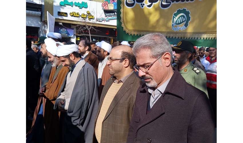 حضور پر شور دانشگاهیان با بصیرت و ولایت مدار دانشگاه صنعتی قوچان در راهپیمایی یوم الله ۹ دی