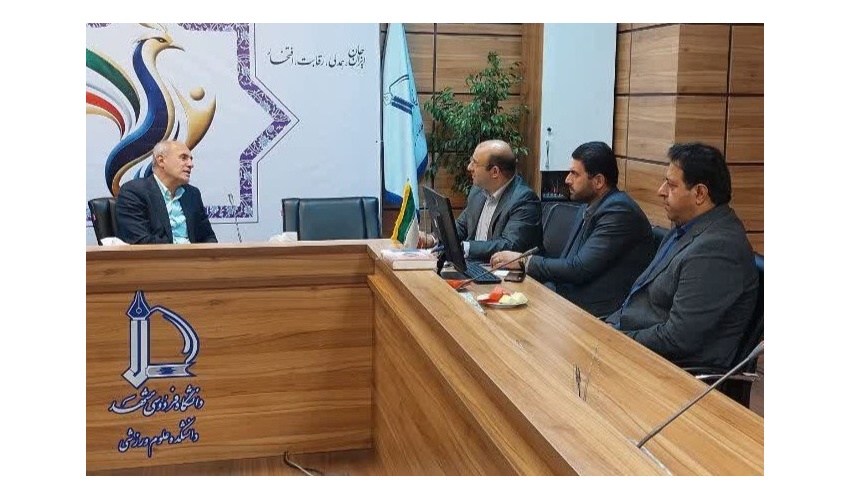 دیدار دکتر آیتی، رئیس دانشگاه صنعتی قوچان با دکتر حبیبا، معاون وزیر علوم و رئیس سازمان امور دانشجویان